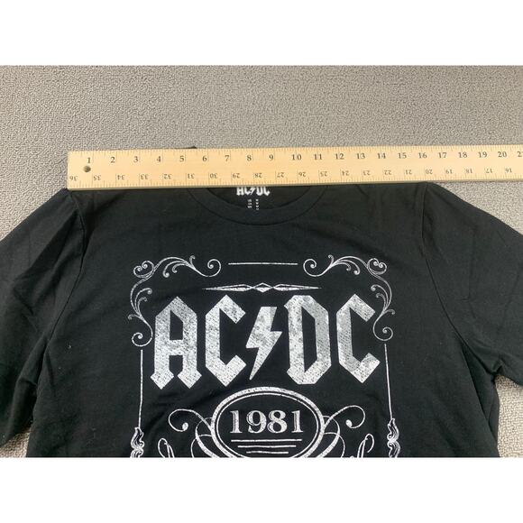 AC/DC Men's For Those About To Rock We Salute You Size M Black T-Shirt‎ - Picture 4 of 7